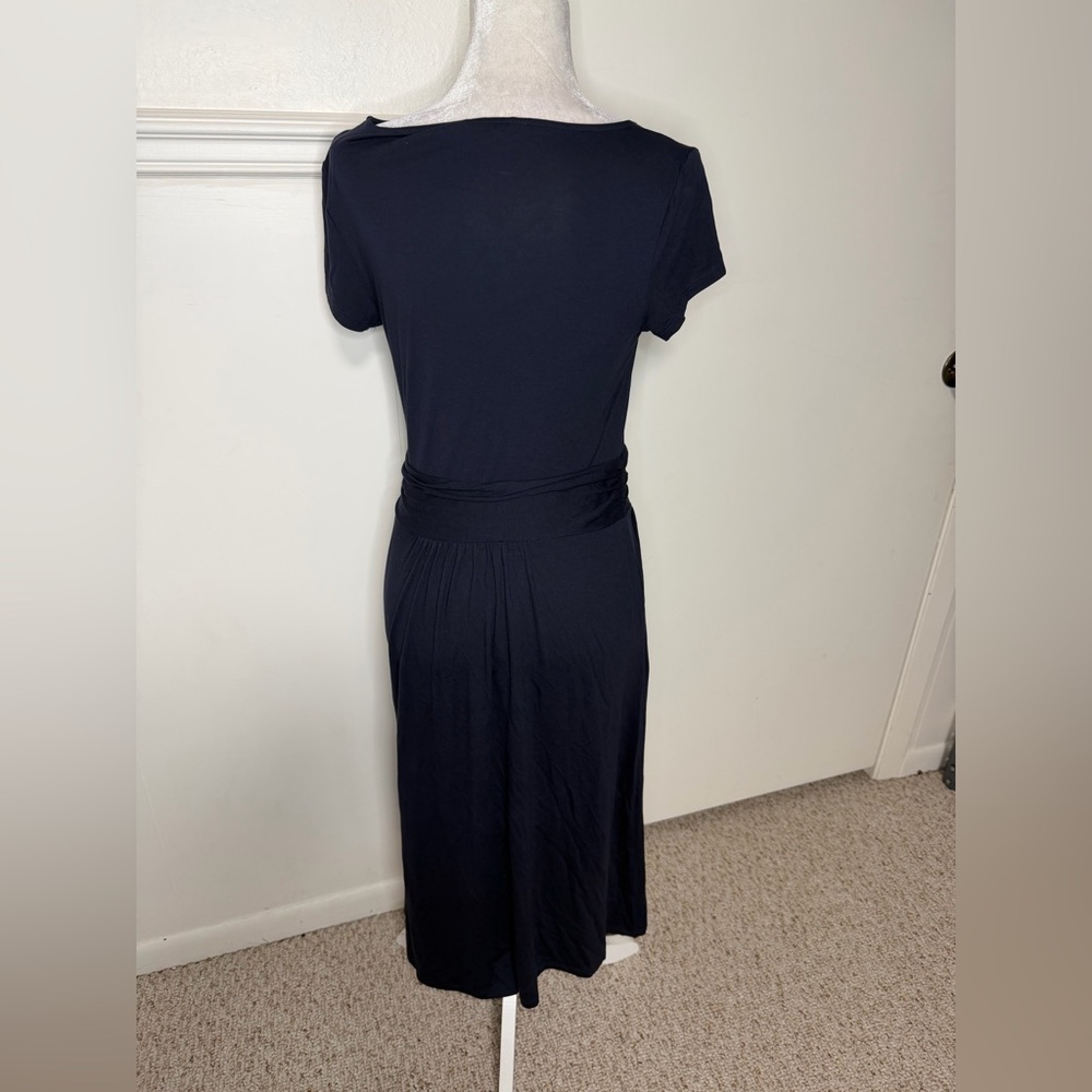 Boden Amelie Jersey Navy Midi Dress size 6L - Picture 5 of 9